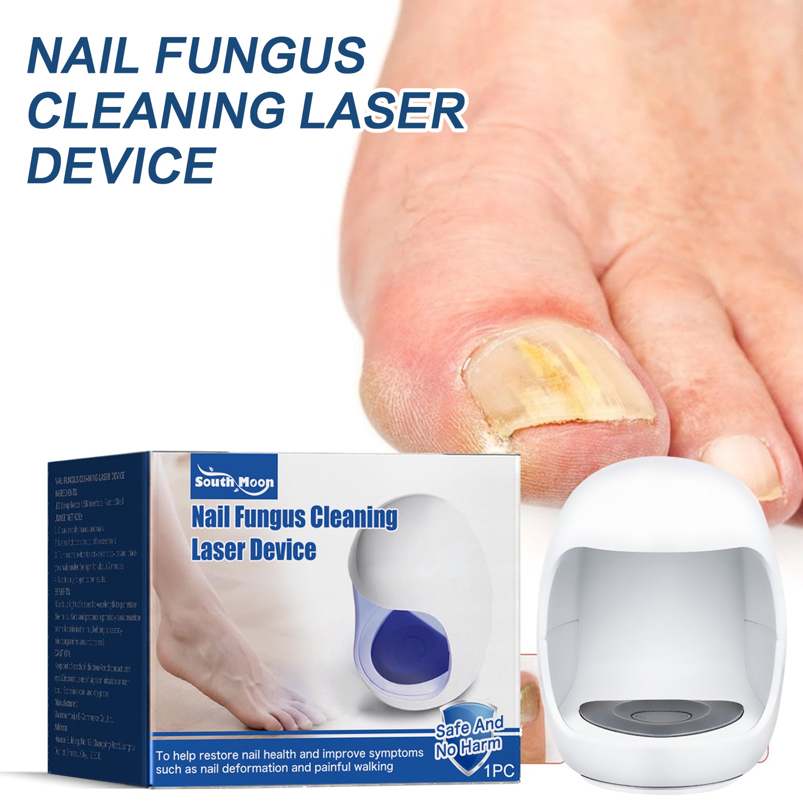 South Moon Nail Care Phototherapy Device, Repair Hands And Feet