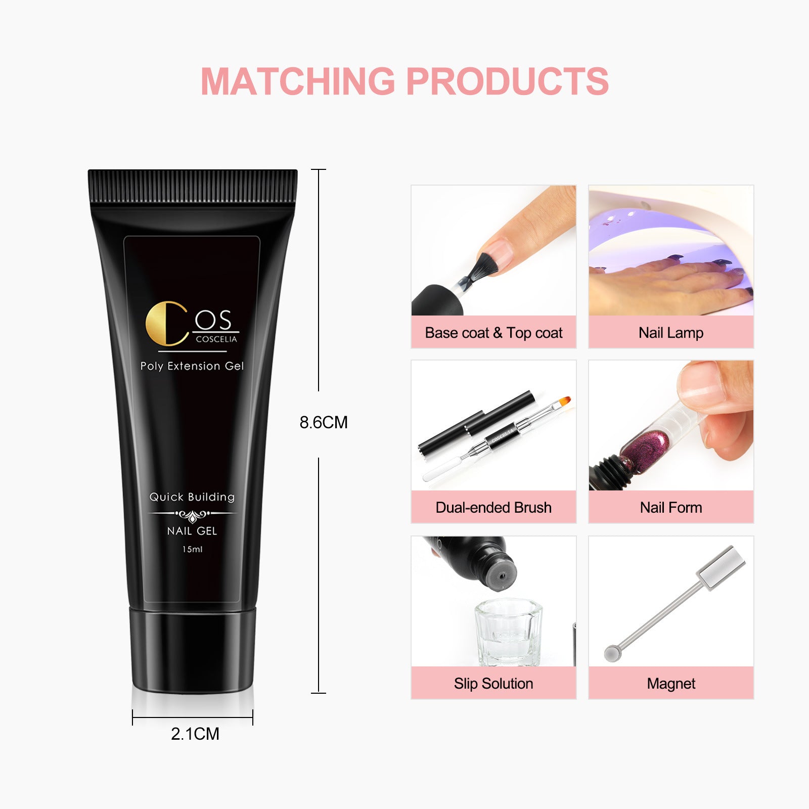 New 6 Color Cat-Eye Poly Set with Magnet