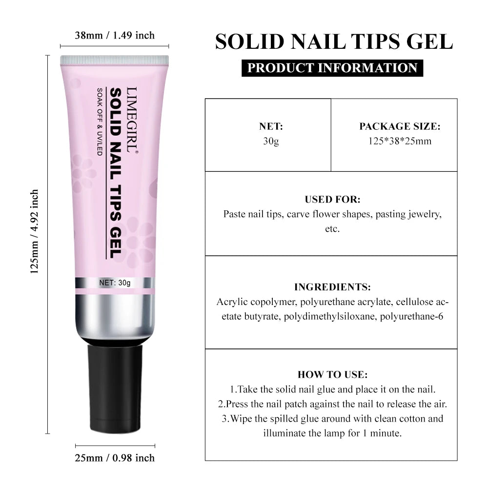 20ml & 30ml Strong Nail Tips Glue Gel