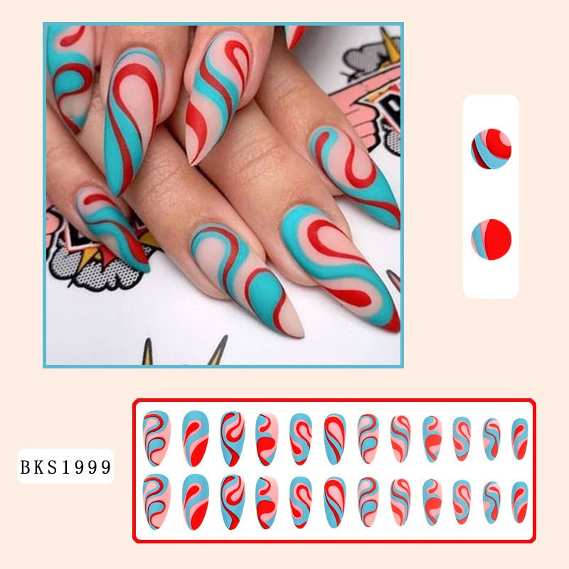 Nail Art Medium Almond Nail Set