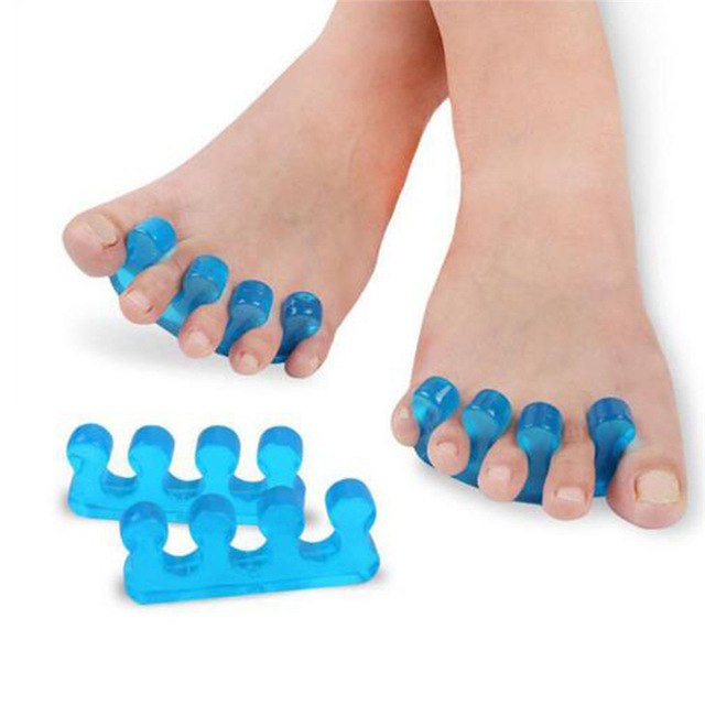 1Pair=2Pcs Silicone Toe Separator Pedicure Tool