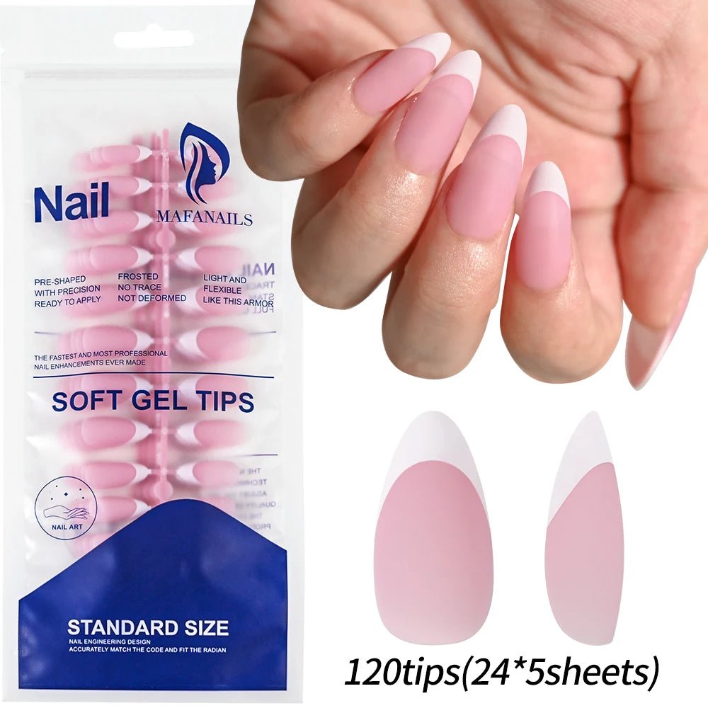100Pcs Light Pink Press on Nails Short Medium Square Wearable Fake Nails Tips 10 sizes Full Cover False Nails Finger Decoration - Hands of Hope