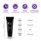 New 6 Color Temperature Change Gradient Poly Nail Set