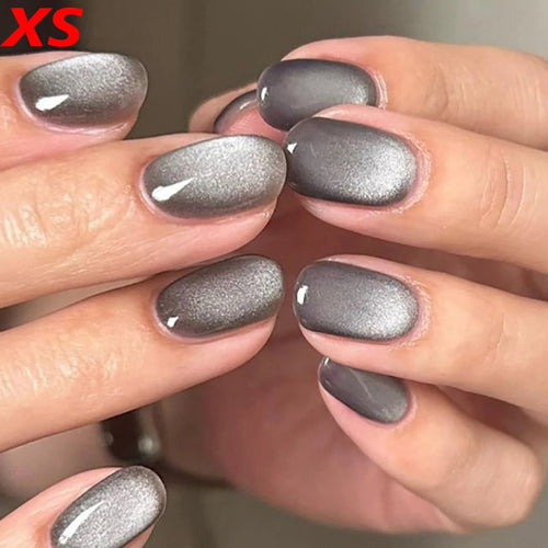 10pcs - XS/S/M French Almond Press on Nails Leopard Print False Nails 3D Bow Wearable Stick - on Nails Fake Nail - Hands of Hope