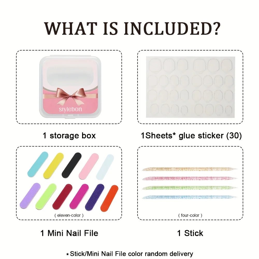 10pcs/set Handmade Press - On Nails - Blue Glossy Fish & Bubbles Design Short Oval Fake Nails with Cat Eye Effect False Nails - Hands of Hope