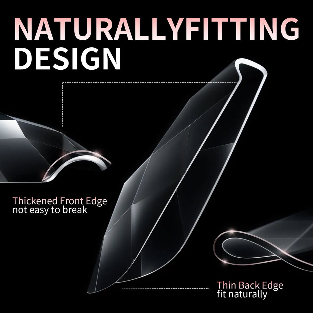 120/140Pcs 3D Diamond Almond Ballet Coffin False Nails Clear Press On Nails For Acrylic Gel Reusable Fake Tips DIY Nail Supplies - Hands of Hope