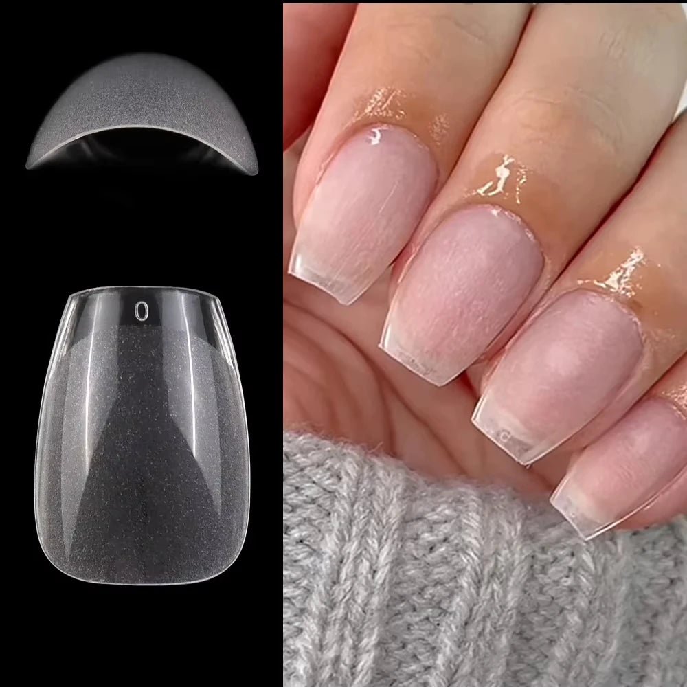 120pcs XXS Super Short Almond Full Cover Sculpted Soft Gel Nail Tips Press on Fake Nails Tailor - made for Short Small Nail Beds - Hands of Hope