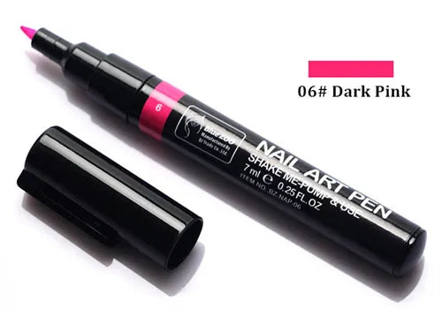1PC Two-way Gel Polish Art Pen