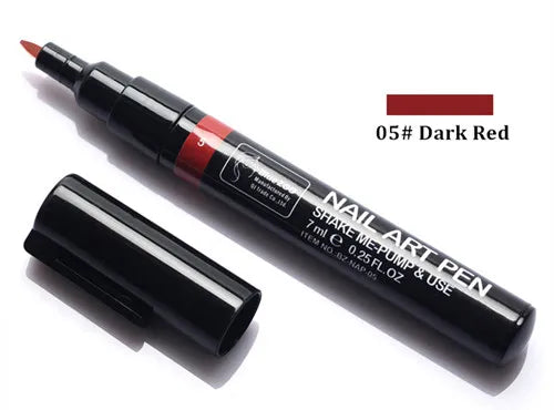 1PC Two-way Gel Polish Art Pen