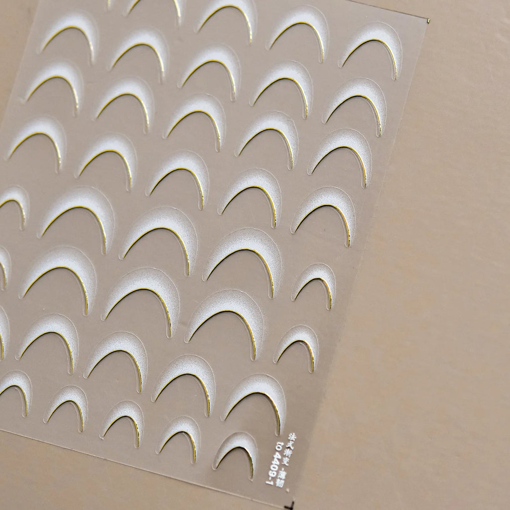 1pcs New 5D Bronzing Punk Heart Moon Nail Art Charms Gothic Star Adhesive Slider Press on Nail Decoration Decals Accessories DIY - Hands of Hope