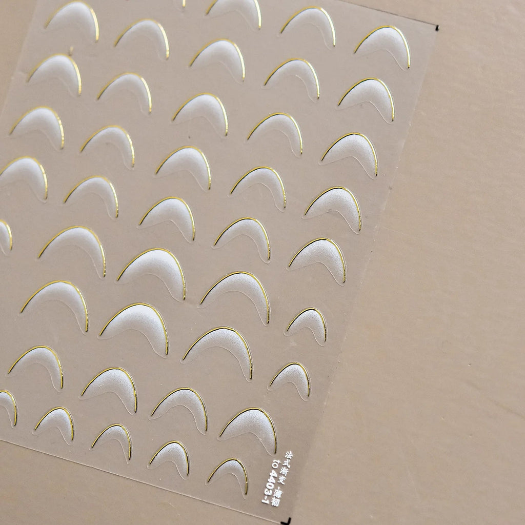 1pcs New 5D Bronzing Punk Heart Moon Nail Art Charms Gothic Star Adhesive Slider Press on Nail Decoration Decals Accessories DIY - Hands of Hope