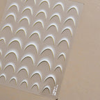 1pcs New 5D Bronzing Punk Heart Moon Nail Art Charms Gothic Star Adhesive Slider Press on Nail Decoration Decals Accessories DIY - Hands of Hope