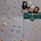 1pcs New 5D Bronzing Punk Heart Moon Nail Art Charms Gothic Star Adhesive Slider Press on Nail Decoration Decals Accessories DIY - Hands of Hope