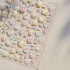 1pcs New 5D Bronzing Punk Heart Moon Nail Art Charms Gothic Star Adhesive Slider Press on Nail Decoration Decals Accessories DIY - Hands of Hope