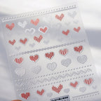 1pcs New 5D Bronzing Punk Heart Moon Nail Art Charms Gothic Star Adhesive Slider Press on Nail Decoration Decals Accessories DIY - Hands of Hope