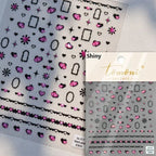 1pcs New 5D Bronzing Punk Heart Moon Nail Art Charms Gothic Star Adhesive Slider Press on Nail Decoration Decals Accessories DIY - Hands of Hope