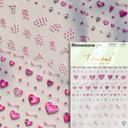 1pcs New 5D Bronzing Punk Heart Moon Nail Art Charms Gothic Star Adhesive Slider Press on Nail Decoration Decals Accessories DIY - Hands of Hope