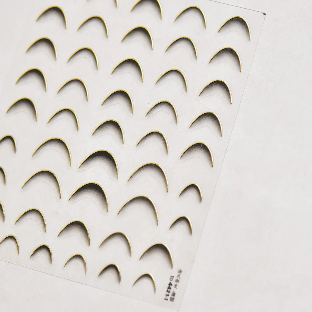 1pcs New 5D Bronzing Punk Heart Moon Nail Art Charms Gothic Star Adhesive Slider Press on Nail Decoration Decals Accessories DIY - Hands of Hope