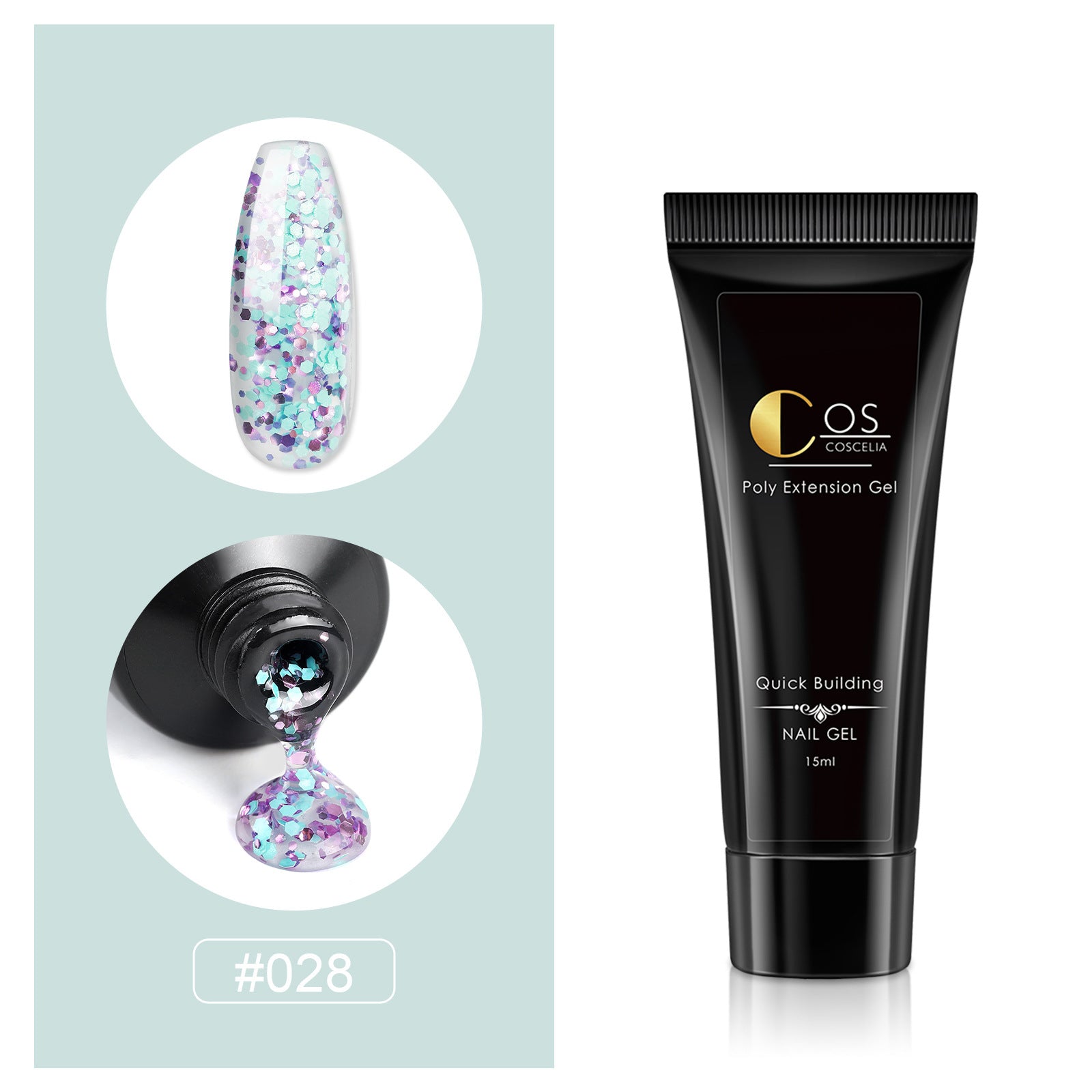 Crystal Poly Gel Nail Colors