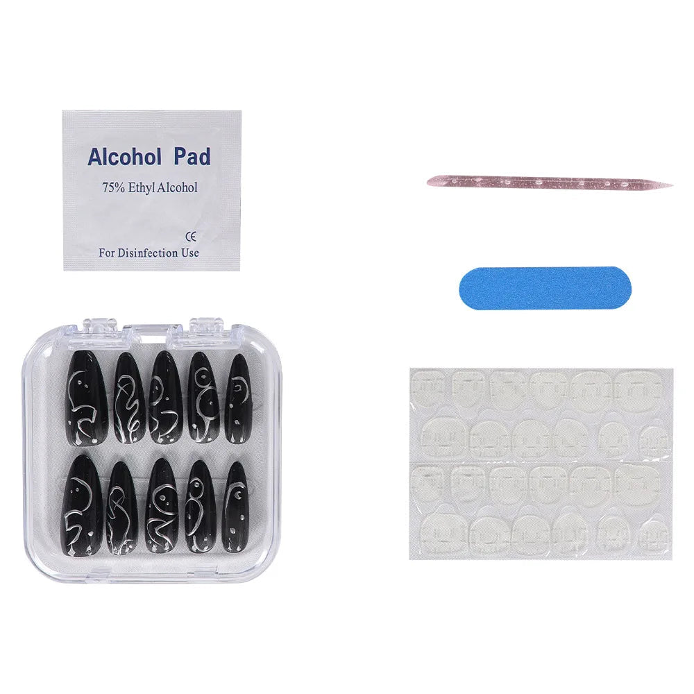 2025 Cartoon Demon Hunter of KPop Cosplay Rumi Nail Set - Hands of Hope