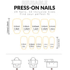 24 Pcs Ballerina Press On Nails Pink Gradient Fake Nails Glossy Artificial Finger Manicure Reusable False Nails For Women - Hands of Hope