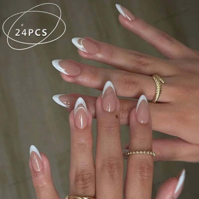 24Pcs Colorful False Nails with Tools Wearable Red Long Coffin Fake Nails Rhinestone Design Ballet Full Cover Press on Nails Tip - Hands of Hope