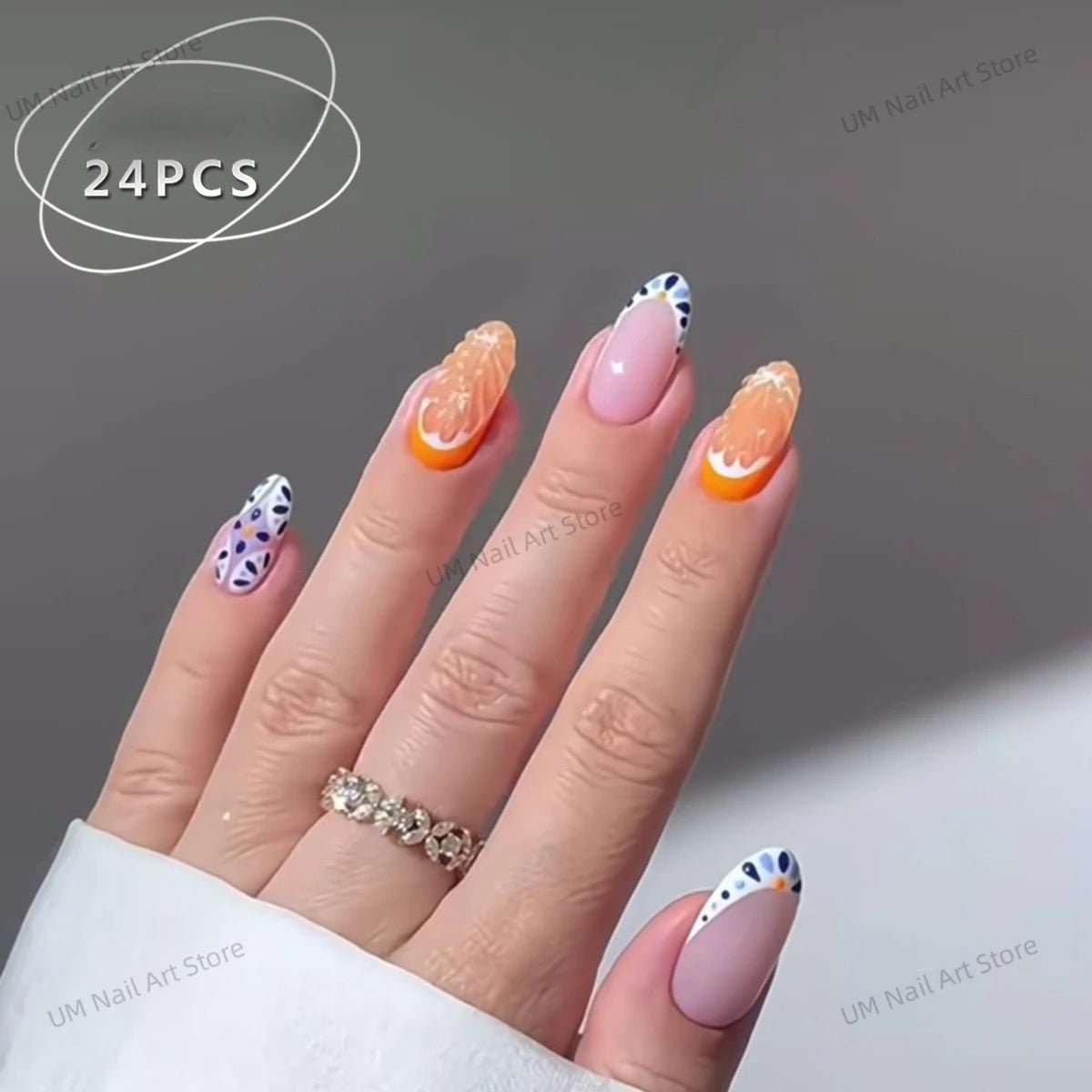 24Pcs Colorful False Nails with Tools Wearable Red Long Coffin Fake Nails Rhinestone Design Ballet Full Cover Press on Nails Tip - Hands of Hope