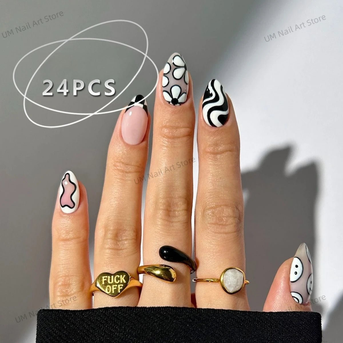 24Pcs Colorful False Nails with Tools Wearable Red Long Coffin Fake Nails Rhinestone Design Ballet Full Cover Press on Nails Tip - Hands of Hope