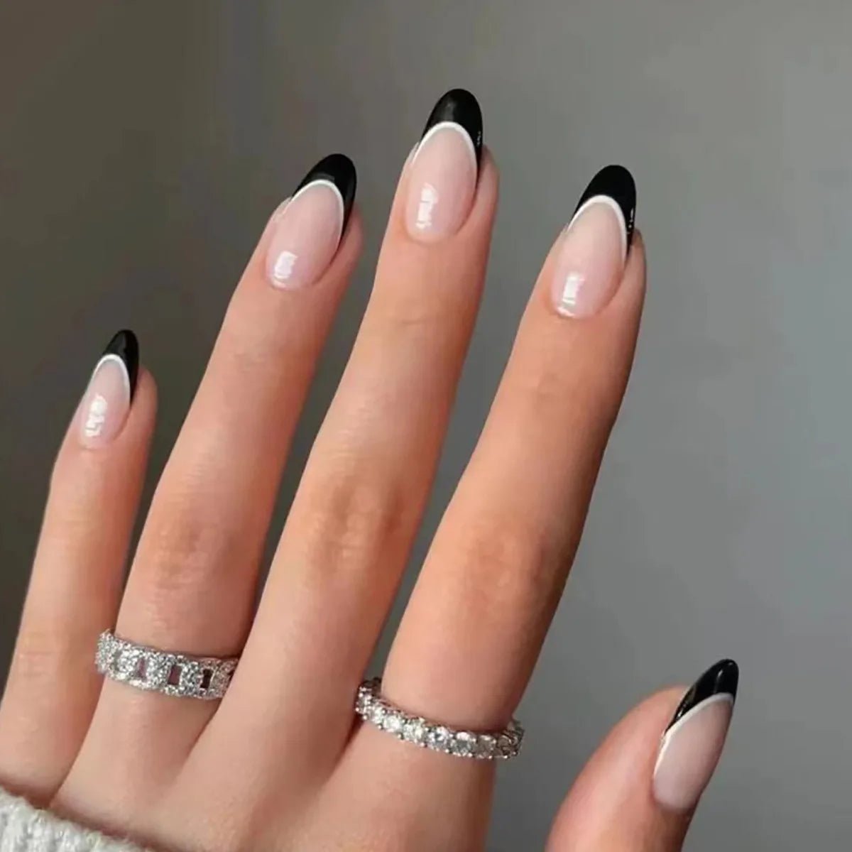 24Pcs Solid Nude Color Fake Nails with Jelly Glue Short Almond Press on False Nails Wearable Oval Finished Full Cover Nail Tips - Hands of Hope