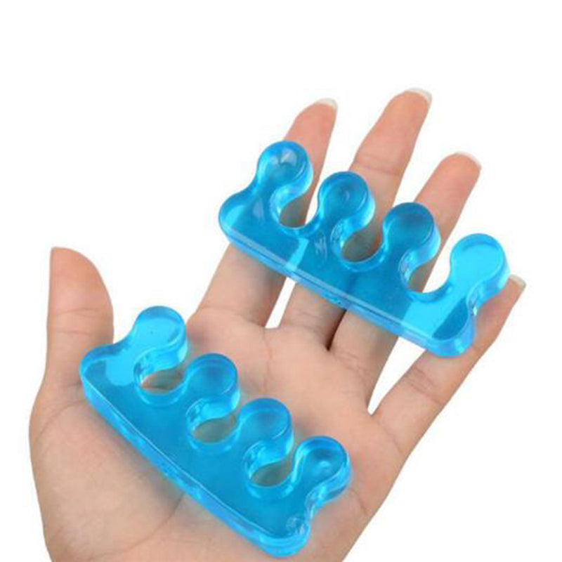 1Pair=2Pcs Silicone Toe Separator Pedicure Tool