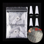 *UNPAINTED* Nail Art Tips Press on Long Coffin UNPAINTED