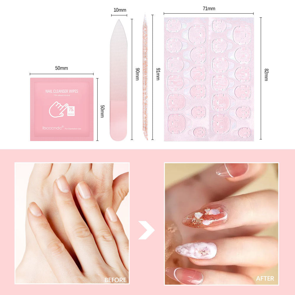 Waterproof Jelly Nail Adhesive Tabs