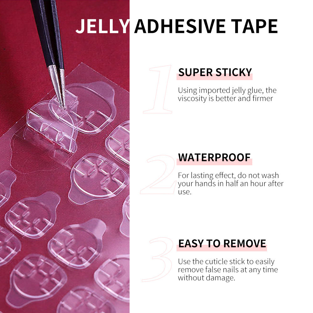 Waterproof Jelly Nail Adhesive Tabs