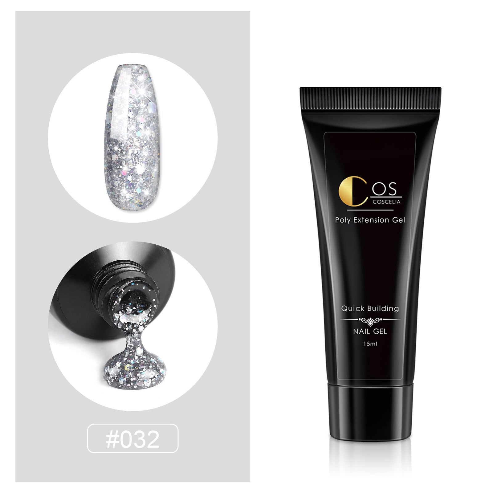 Crystal Poly Gel Nail Colors