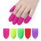 5 Pcs Nail Remover Wraps Rubber Finger Cots
