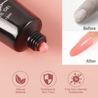 New 6 Color Temperature Change Gradient Poly Nail Set