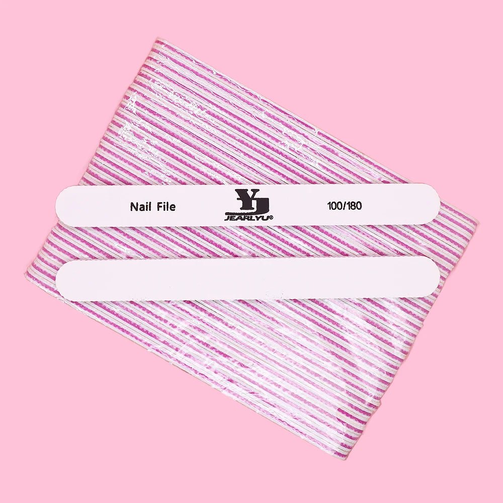 5/25Pcs/Lot Nail File Mix Color 80/100/150/180/240 Grit Professional Sandpaper Cuticle Remover Buffer Files Manicure Tool Set - Hands of Hope