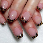 24Pcs  Gradient Color Cat Eye Design Nail Set