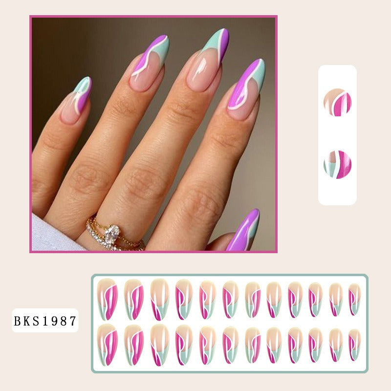 Nail Art Medium Almond Nail Set