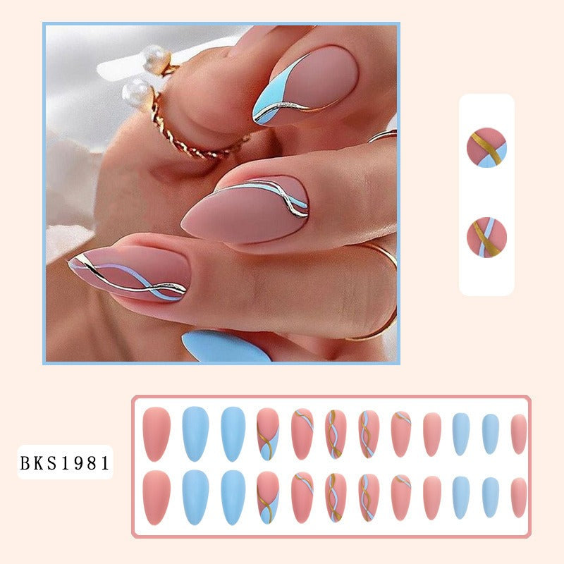 Nail Art Medium Almond Nail Set