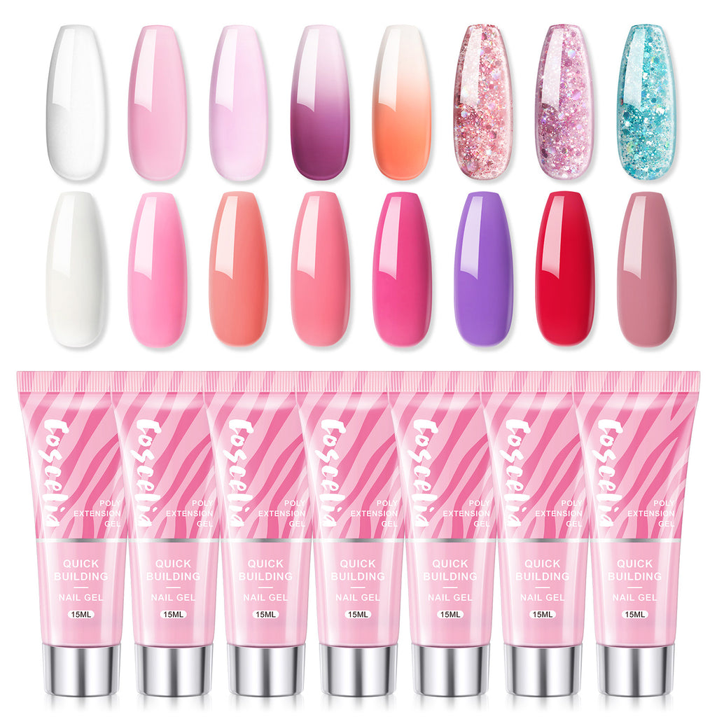 New Poly Gel Nail Colors