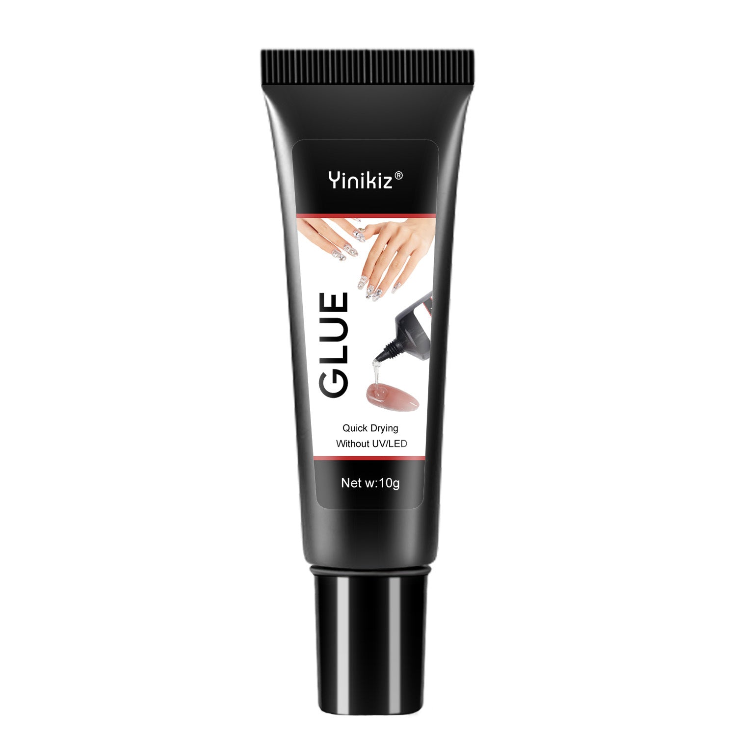 Transparent nail glue