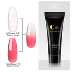 Crystal Ombre Poly Gel Nail Colors