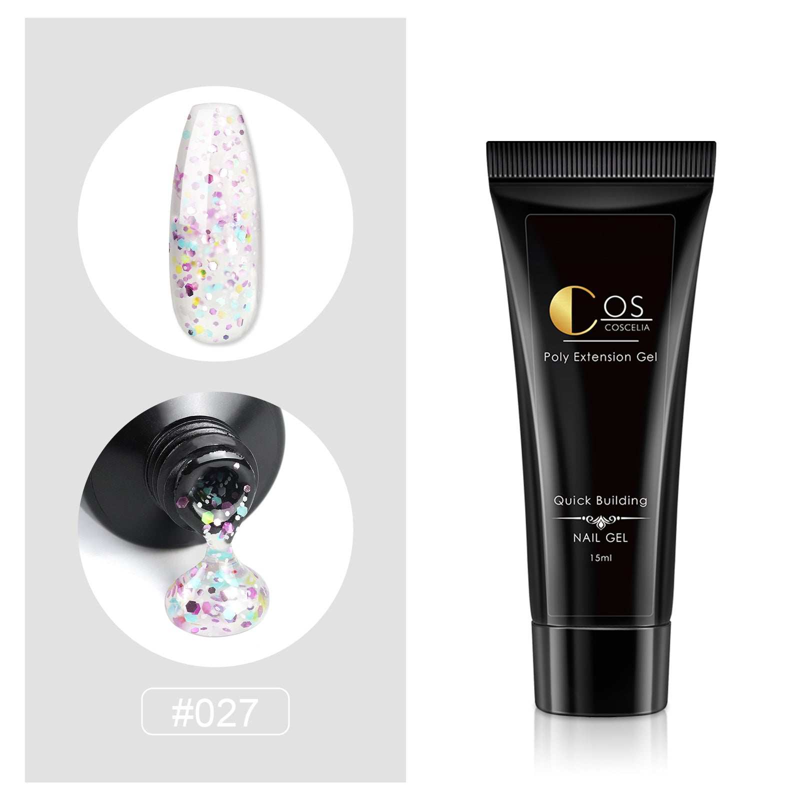 Crystal Poly Gel Nail Colors