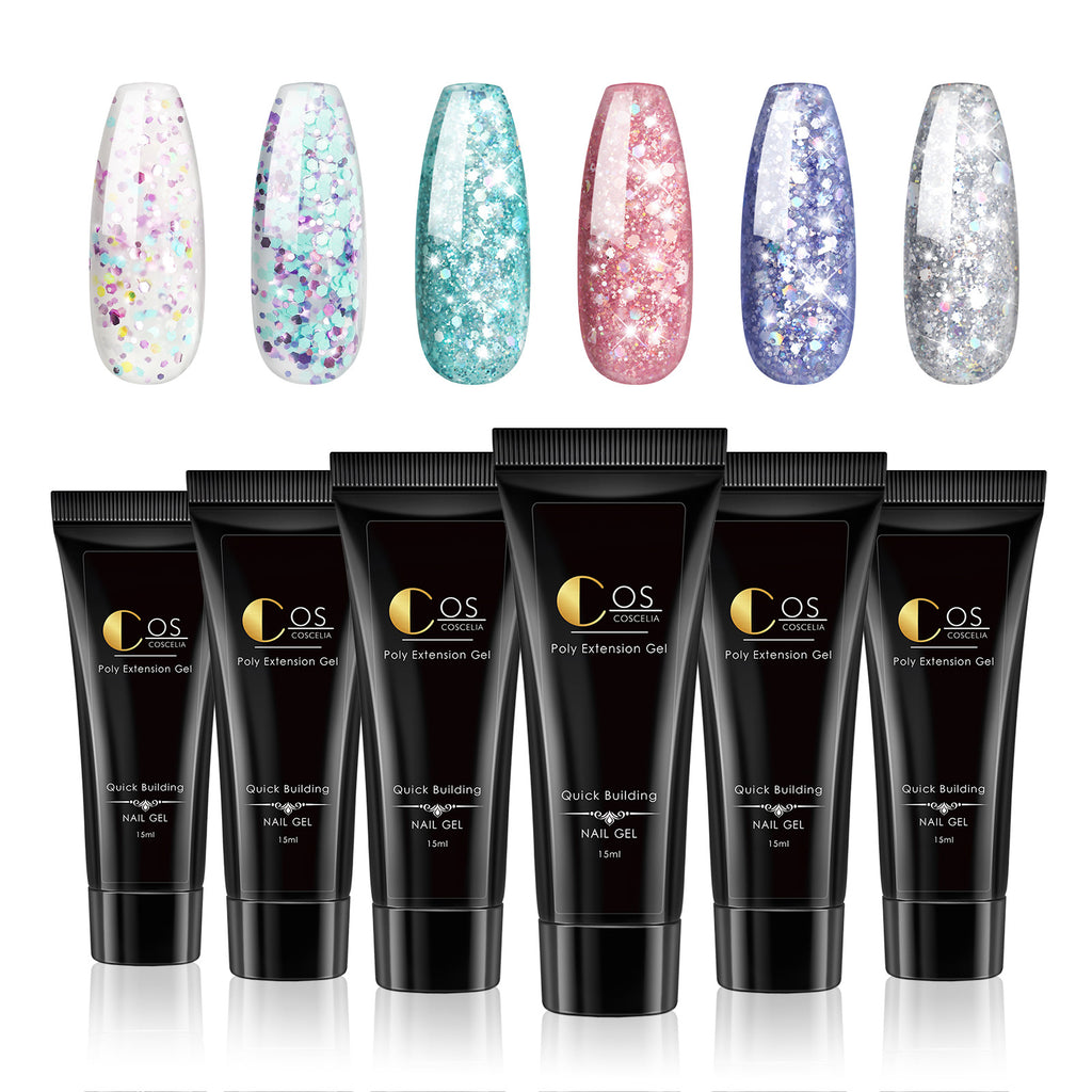 Crystal Poly Gel Nail Colors