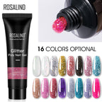 ROSALIND Glitter Poly Nail Gel 15ml