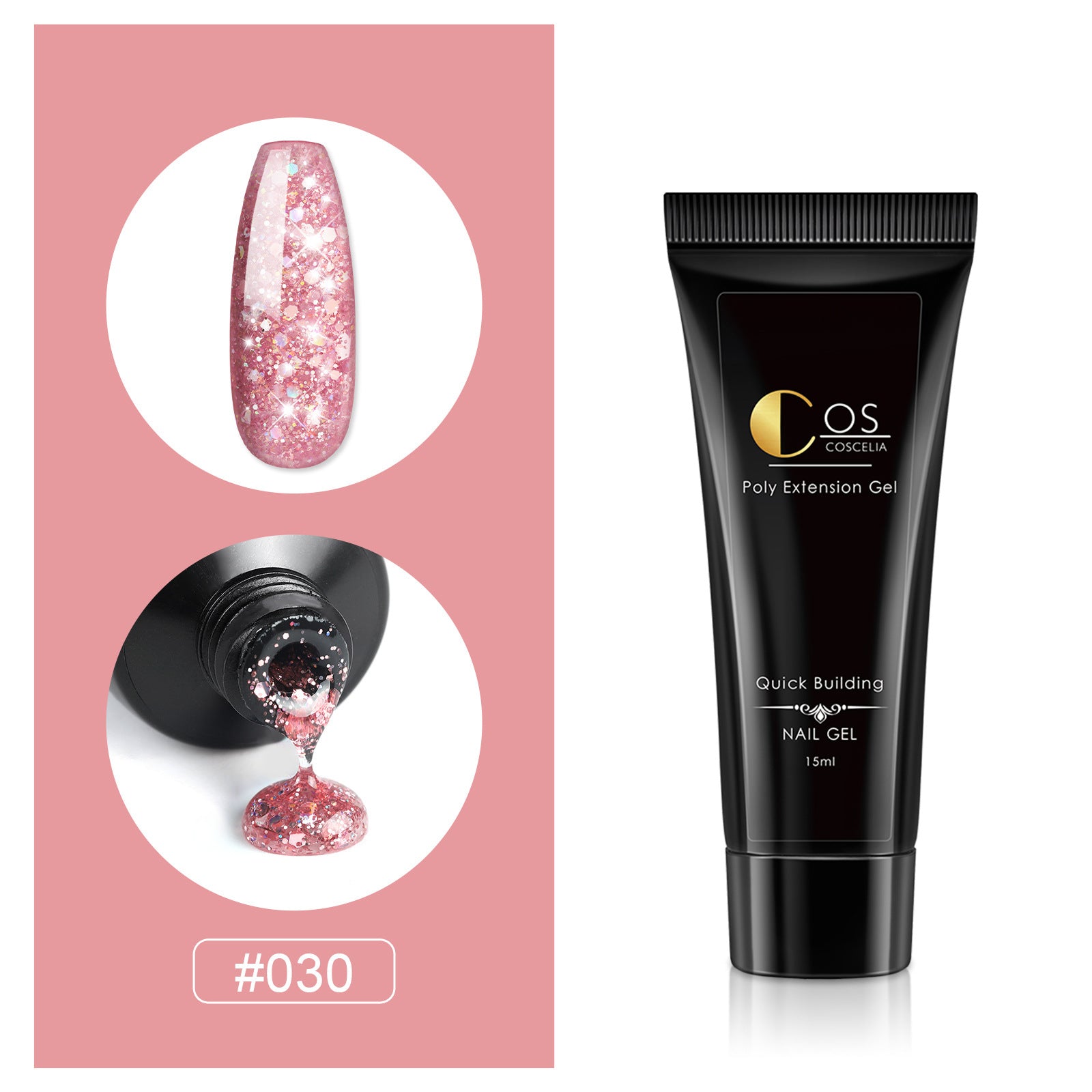 Crystal Poly Gel Nail Colors