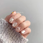 10pcs Love Cat Eye Handmade Press on Nails Simple Fake Nails False Nails Short Artificial Nail Накладные Ногти Uñas Postizas 네일팁