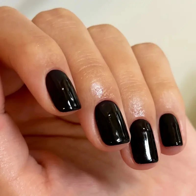 ARTAUG 24PCS Press On Nails Short Almond Wine Red High Saturation Fake Press On Nails Korean Press On Nails Valentine'S Day - Hands of Hope