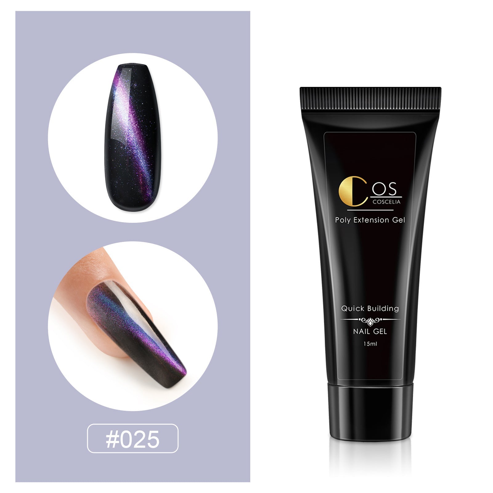 Cat Eye Poly Gel Colors 1pc - Hands of Hope